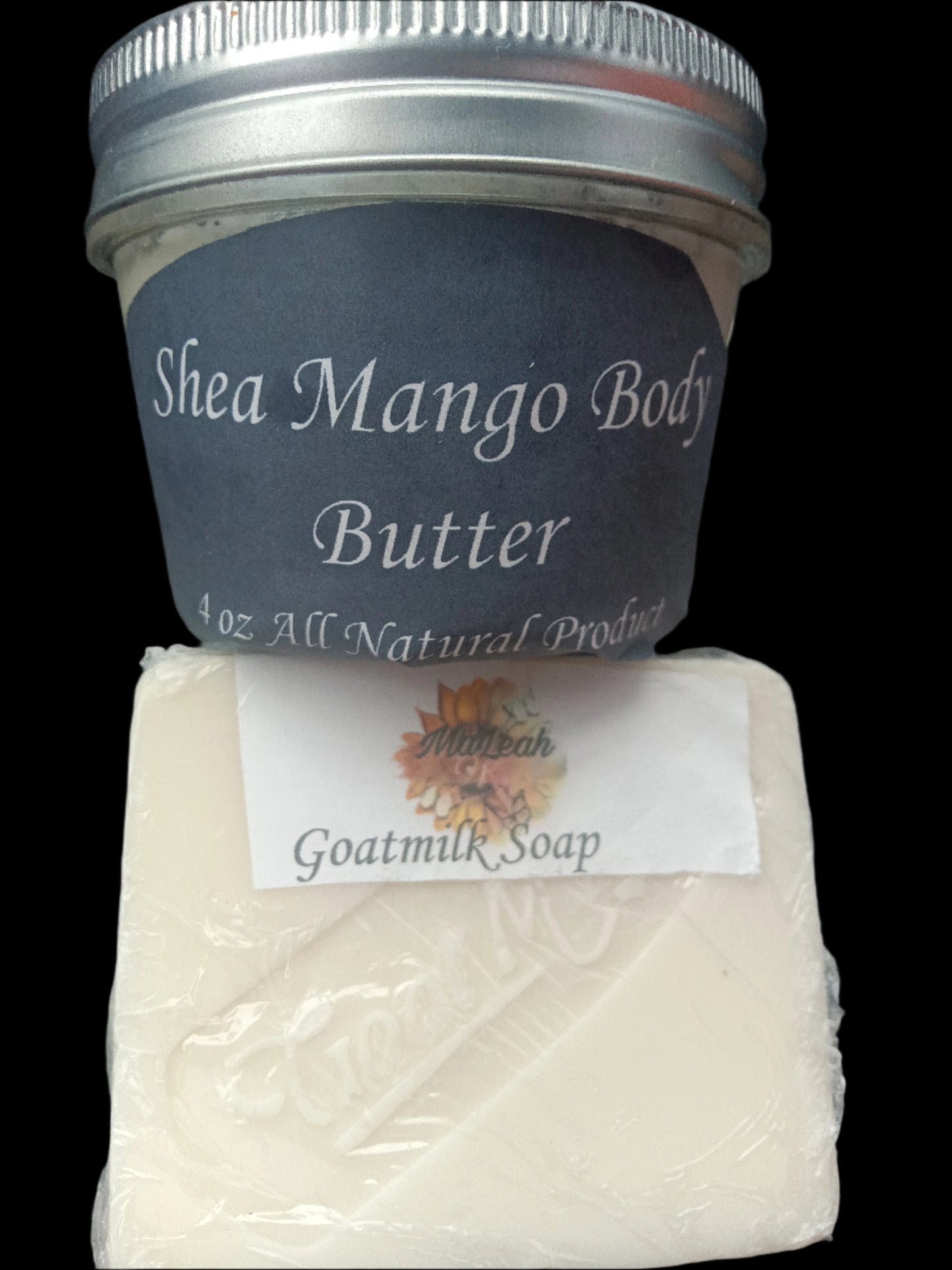 Shea Mango Body Butter & Goatmilk Soap Set