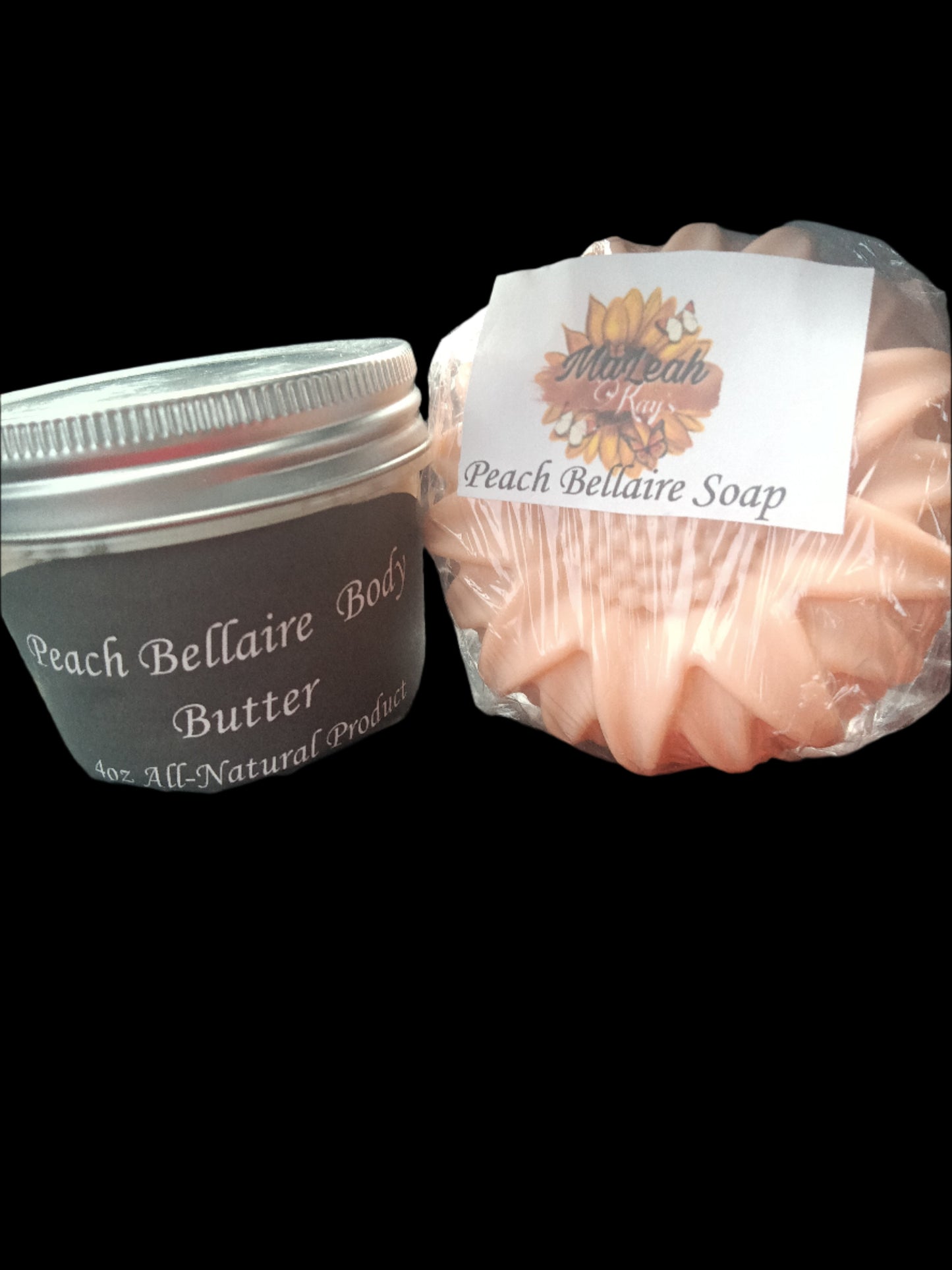 Peach Bellaire Body Butter & Peach Bellaire Soap Set